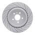 830-47039R by DYNAMIC FRICTION COMPANY - Geoperformance Rotor - Drilled and Slotted