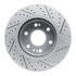 830-47080L by DYNAMIC FRICTION COMPANY - Geoperformance Rotor - Drilled and Slotted