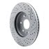 830-47080L by DYNAMIC FRICTION COMPANY - Geoperformance Rotor - Drilled and Slotted