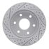 830-48036L by DYNAMIC FRICTION COMPANY - Geoperformance Rotor - Drilled and Slotted