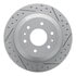 830-48045R by DYNAMIC FRICTION COMPANY - Geoperformance Rotor - Drilled and Slotted