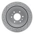 830-48045R by DYNAMIC FRICTION COMPANY - Geoperformance Rotor - Drilled and Slotted