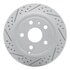 830-48058L by DYNAMIC FRICTION COMPANY - Geoperformance Rotor - Drilled and Slotted