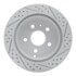 830-48058L by DYNAMIC FRICTION COMPANY - Geoperformance Rotor - Drilled and Slotted
