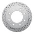 830-48061L by DYNAMIC FRICTION COMPANY - Geoperformance Rotor - Drilled and Slotted