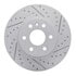830-48062R by DYNAMIC FRICTION COMPANY - Geoperformance Rotor - Drilled and Slotted