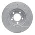 830-54038L by DYNAMIC FRICTION COMPANY - Geoperformance Rotor - Drilled and Slotted