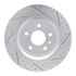 830-54068R by DYNAMIC FRICTION COMPANY - Geoperformance Rotor - Drilled and Slotted