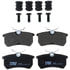 TRM0886 by TRW - TRW PREMIUM BRAKING - METALLIC BRAKE PAD SET - TRM0886