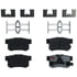 TXC1086 by TRW - TRW PREMIUM BRAKING - CERAMIC BRAKE PAD SET - TXC1086