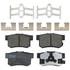 TRC1086 by TRW - TRW PREMIUM BRAKING - CERAMIC BRAKE PAD SET - TRC1086