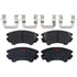 TXC1404 by TRW - TRW PREMIUM BRAKING - CERAMIC BRAKE PAD SET - TXC1404