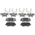 TRW TXC1659 Disc Brake Pad Set TRW PREMIUM BRAKING - CERAMIC BRAKE PAD SET - TXC1659