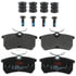 TXM0886 by TRW - TRW PREMIUM BRAKING - METALLIC BRAKE PAD SET - TXM0886