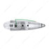 30553 by UNITED PACIFIC - Truck Cab Light - Clear, Incandescent, Chrome Torpedo Housing, Watemelon Lens