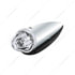 30553 by UNITED PACIFIC - Truck Cab Light - Clear, Incandescent, Chrome Torpedo Housing, Watemelon Lens