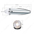 30553 by UNITED PACIFIC - Truck Cab Light - Clear, Incandescent, Chrome Torpedo Housing, Watemelon Lens