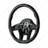 88336 by UNITED PACIFIC - Steering Wheel - 18 " dia., Glossy Black, Wood, fits 2012-2021 Peterbilt 579