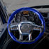 88337 by UNITED PACIFIC - Steering Wheel - 18 " dia., Indigo Blue, Wood, fits 2012-2021 Peterbilt 579