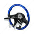 88337 by UNITED PACIFIC - Steering Wheel - 18 " dia., Indigo Blue, Wood, fits 2012-2021 Peterbilt 579