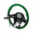 88338 by UNITED PACIFIC - Steering Wheel - 18 " dia., Emerald Green, Wood, fits 2012-2021 Peterbilt 579