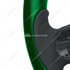 88338 by UNITED PACIFIC - Steering Wheel - 18 " dia., Emerald Green, Wood, fits 2012-2021 Peterbilt 579