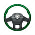 88338 by UNITED PACIFIC - Steering Wheel - 18 " dia., Emerald Green, Wood, fits 2012-2021 Peterbilt 579