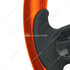 88339 by UNITED PACIFIC - Steering Wheel - 18 " dia., Cadmium Orange, Wood, fits 2012-2021 Peterbilt 579