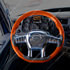 88339 by UNITED PACIFIC - Steering Wheel - 18 " dia., Cadmium Orange, Wood, fits 2012-2021 Peterbilt 579