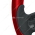 88341 by UNITED PACIFIC - Steering Wheel - 18 " dia., Candy Red, Wood, fits 2012-2021 Peterbilt 579