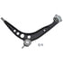 JTC145 by TRW - TRW PREMIUM CHASSIS - SUSPENSION CONTROL ARM AND BALL JOINT ASSEMBLY - JTC145