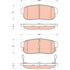 TPC1008 by TRW - Disc Brake Pad Set