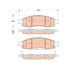 TPC1183 by TRW - Disc Brake Pad Set