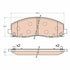 TPC1589 by TRW - Disc Brake Pad Set