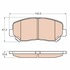 TPC1623 by TRW - Disc Brake Pad Set