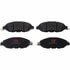 TRW TPC1649 Disc Brake Pad Set Disc Brake Pad Set
