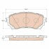 TRW TPC1711 Disc Brake Pad Set Disc Brake Pad Set