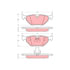 TPM0692A by TRW - Disc Brake Pad Set
