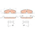 TPM1611 by TRW - Disc Brake Pad Set
