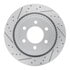 830-54231L by DYNAMIC FRICTION COMPANY - Geoperformance Rotor - Drilled and Slotted