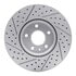 830-54259R by DYNAMIC FRICTION COMPANY - Geoperformance Rotor - Drilled and Slotted