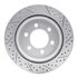 830-54267L by DYNAMIC FRICTION COMPANY - Geoperformance Rotor - Drilled and Slotted