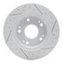 830-59029L by DYNAMIC FRICTION COMPANY - Geoperformance Rotor - Drilled and Slotted