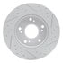 830-59036L by DYNAMIC FRICTION COMPANY - Geoperformance Rotor - Drilled and Slotted