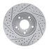 830-59042R by DYNAMIC FRICTION COMPANY - Geoperformance Rotor - Drilled and Slotted