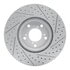 830-59053L by DYNAMIC FRICTION COMPANY - Geoperformance Rotor - Drilled and Slotted