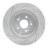 830-59054R by DYNAMIC FRICTION COMPANY - Geoperformance Rotor - Drilled and Slotted