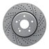 830-59063R by DYNAMIC FRICTION COMPANY - Geoperformance Rotor - Drilled and Slotted