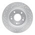 830-59071R by DYNAMIC FRICTION COMPANY - Geoperformance Rotor - Drilled and Slotted
