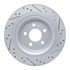 830-54074L by DYNAMIC FRICTION COMPANY - Geoperformance Rotor - Drilled and Slotted